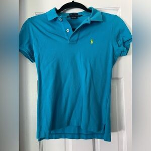Blue women’s polo